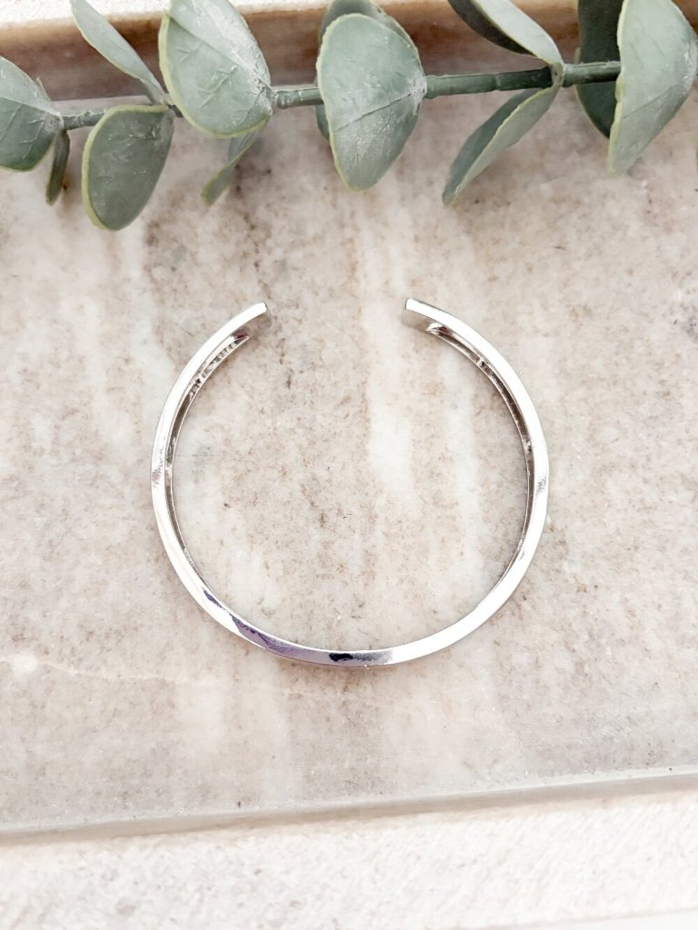 925 Sterling Silver Cuff Bracelet Star Bracelet Celestial Bangle Bracelet - Picture 13 of 14